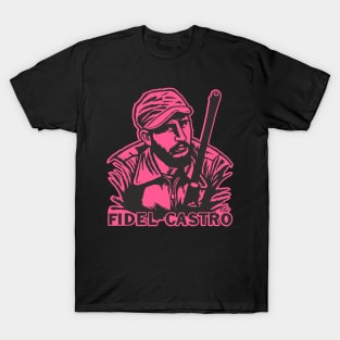 Fidel Castro's Anti-Capitalism Stance - Portrait Art T-Shirt